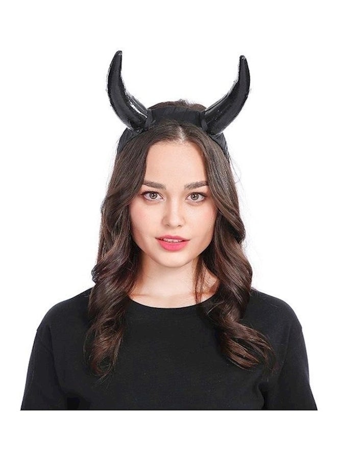 NIBEMINENT Horn Party Headband Black - Image 3