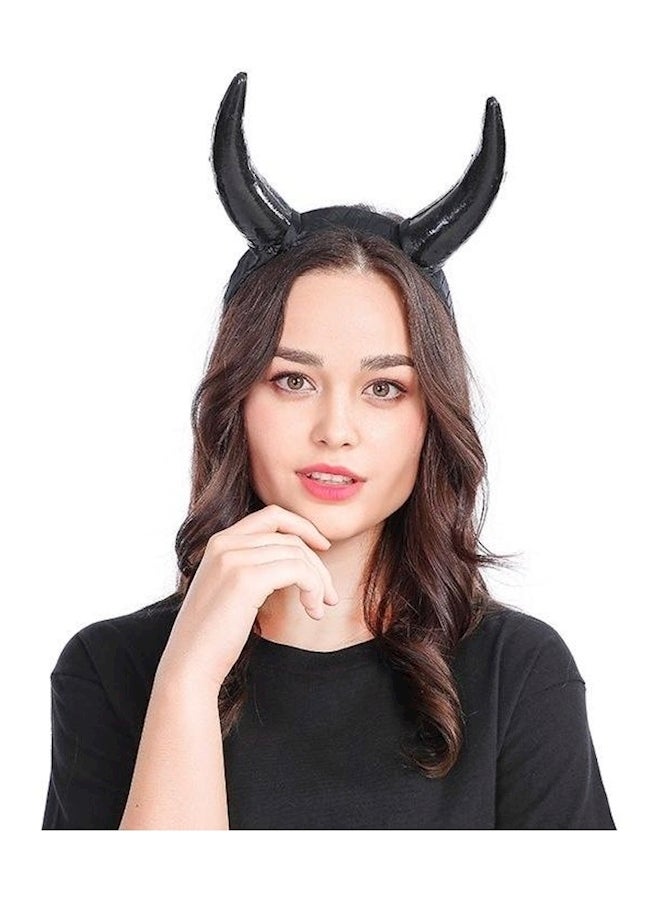 NIBEMINENT Horn Party Headband Black - Image 5