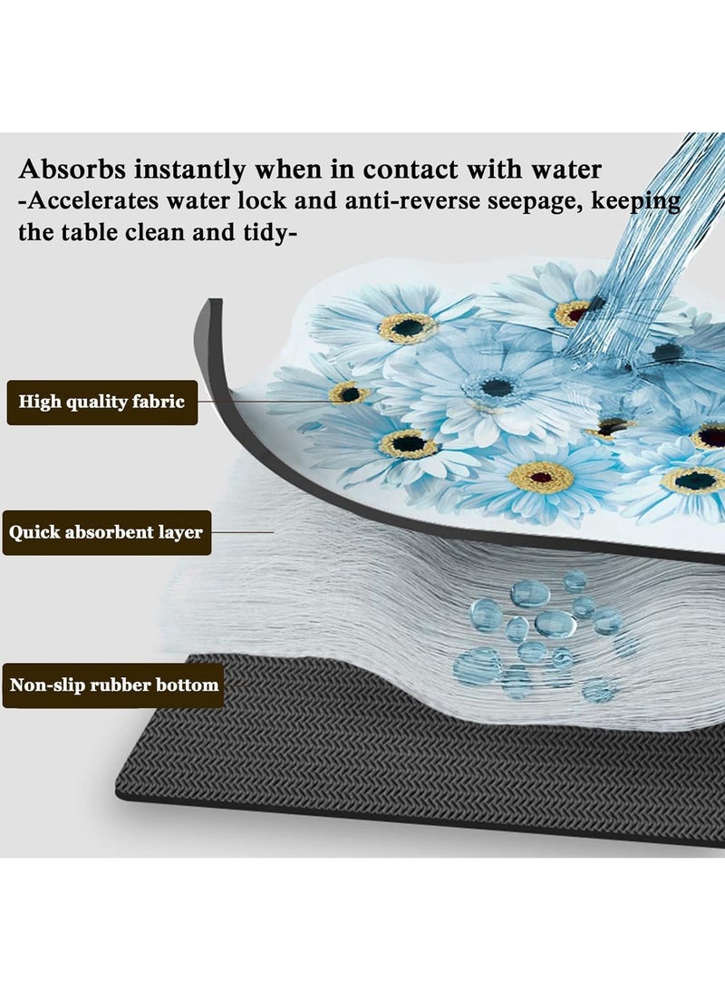 Y&D 40*50cm Oil Painting Drain Kitchen Diatom Wash Free Countertop Drying Insulation Mat - Image 5