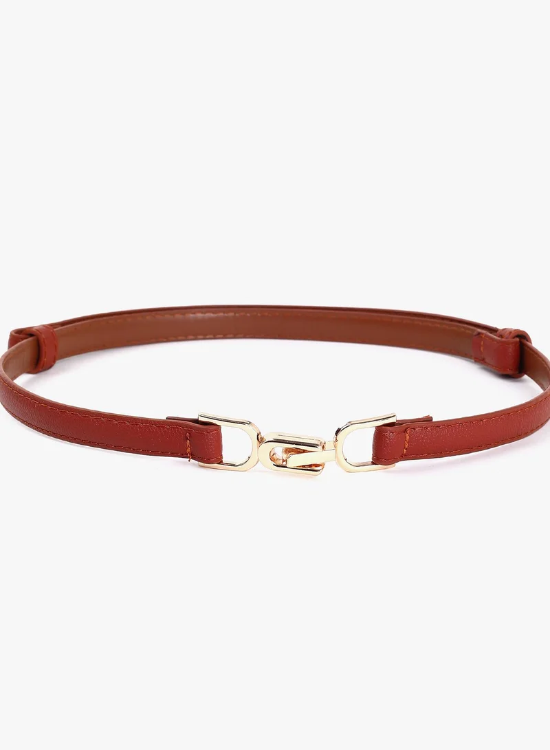 Haute Sauce Brown Textured Belt