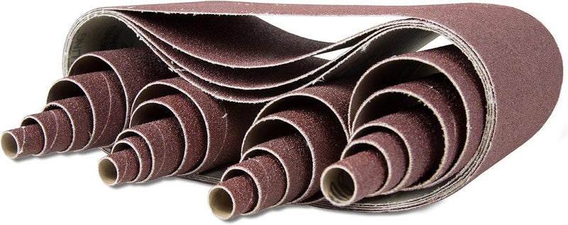 Wen 6524SP120 120-Grit Combination Belt and Sleeve Sandpaper Set, 24-Pack - Image 2
