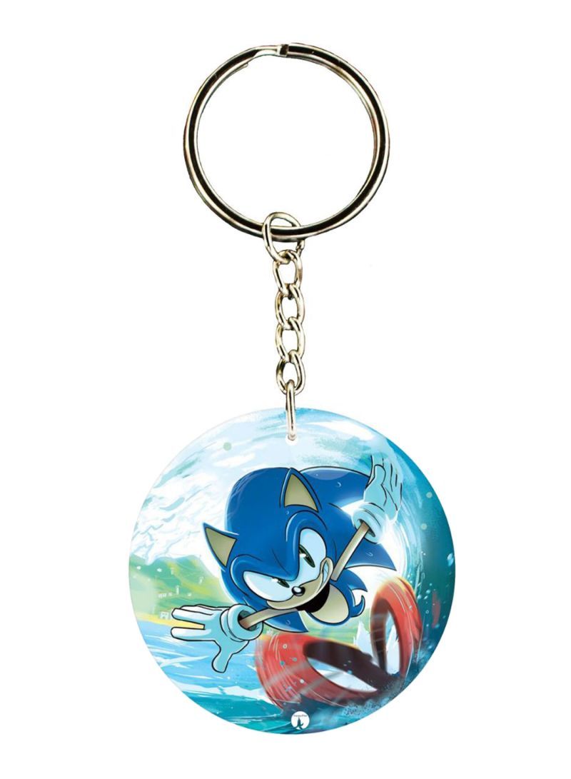 RKN Double Sided Sonic Printed Keychain
