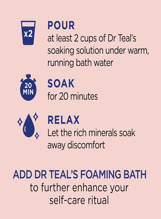 Dr Teal's Dr. Teal's Epsom Salt Soaking Solution, Rosemary and Mint, 48 Ounce - Image 5