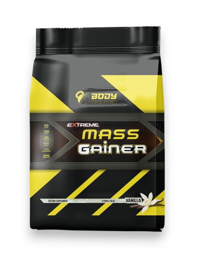 Body Builder مكسب كتلة عضلية، بنكهة الفانيليا، 10 رطل