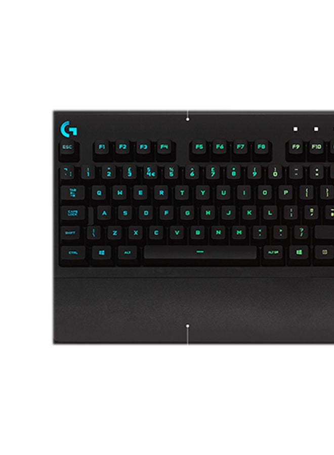 Logitech G213 Prodigy Gaming Keyboard, Rgb Lightsync Backlit Keys, Spill-Resistant, Customizable Keys, Dedicated Multi-Media Keys, Qwerty International Layout - Black - Image 2