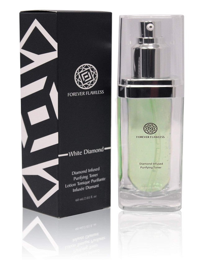 Forever Flawless Exfoliating Facial Toner With White Diamond Powder and Aloe Vera FF16, Enhance Skin Elasticity and Firmness, Cleanse and Close Pores (2.03 fl oz) - Image 1
