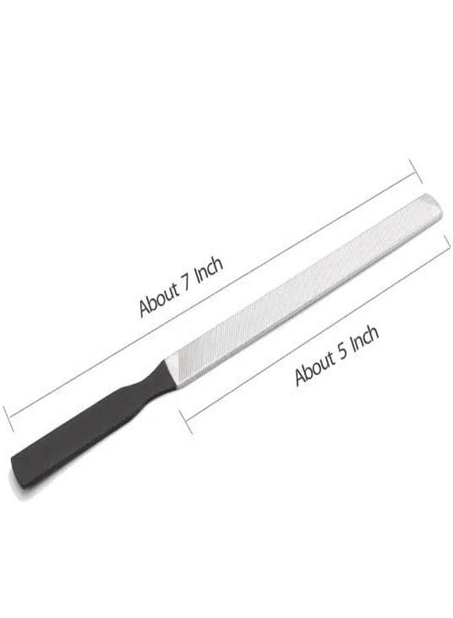 Calitate24 Stainless Steel Nail Files, Reusable Manicure Filer for Natural Nails, Metal Nail File Buffer Manicure Pedicure Tools for Fingernail Toenail, Great for Home Salon Or Travel Use - Image 3