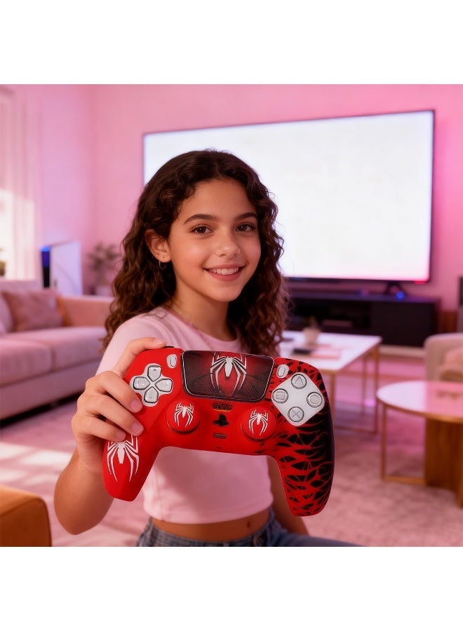 ملحقات غلاف السيليكون لمقابض وحدة التحكم اللاسلكية PS5 مع غطاء حماية سيليكون ناعم للغاية ومريح للوحة الألعاب لوحدة التحكم اللاسلكية PS5 - Image 2