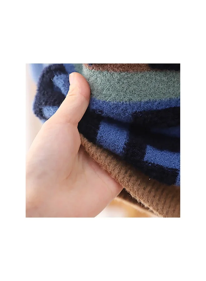 LITTLE SURPRISE BOX Brown No 1 Hero themed Knitted Warmer Cardigan Sweater for Kids