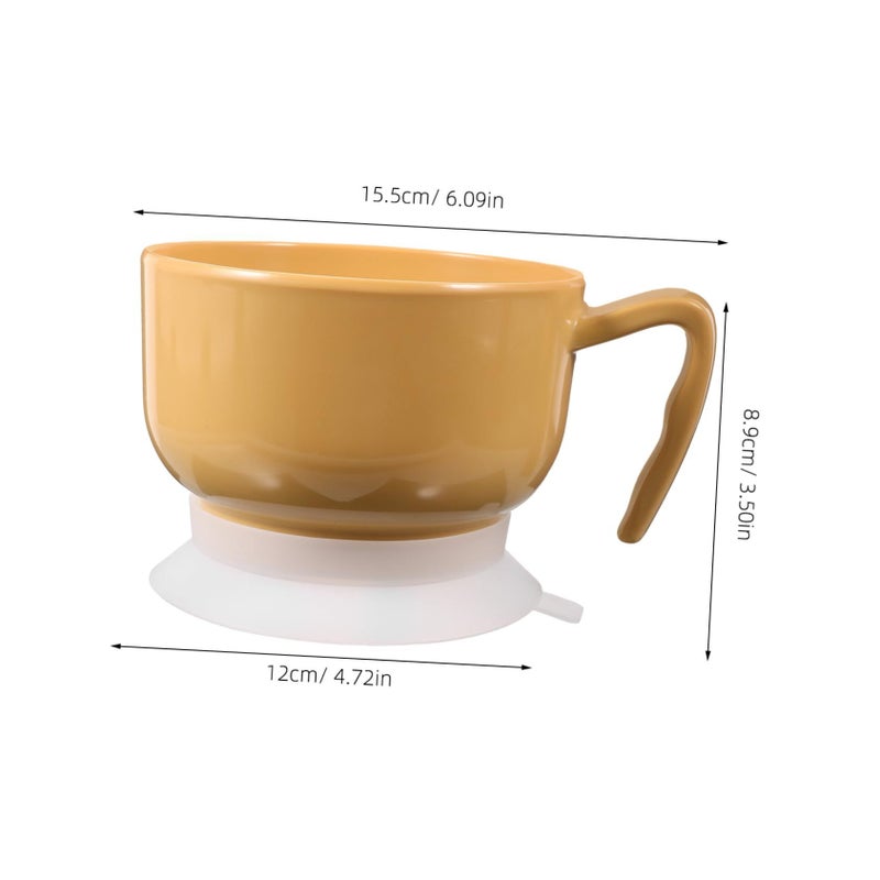 Suction Base Anti Tip Tableware Set with Anti Shake Bowl Assistive Feeding Utensils for Elderly Care - Image 3