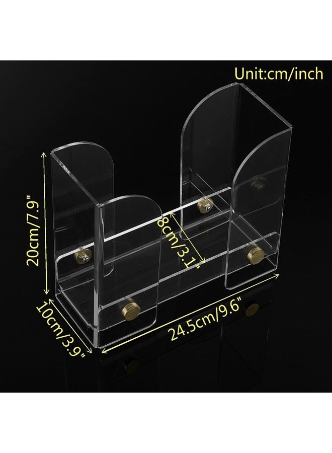 ffk Folded Paper Towel Holder Acrylic Countertop Paper Towel Dispenser Suitable for Z-fold, C-fold or Multi-Fold Paper Towels1 - Image 2