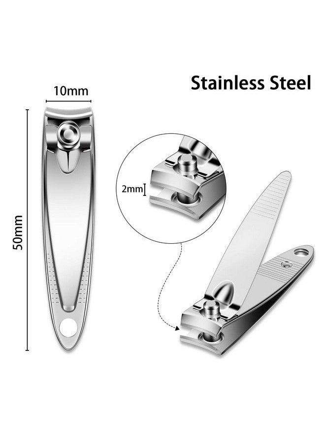 Mudder 28 Pieces Fingernail Nail Clippers Bulk Thick Stainless Steel Toe Nail Clippers Nail Cutter Set Portable Sturdy Nail Clippers For Men And Women  - Image 3