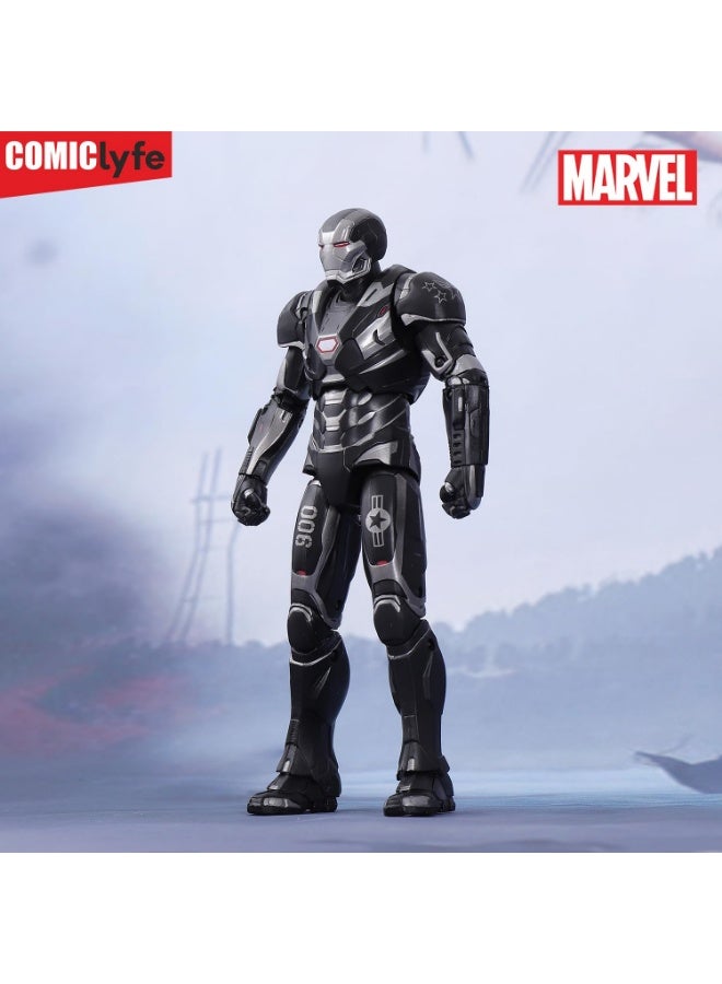 Marvel War Machine 7 Inch Superhero Action Figure Toy | Avengers Collectible Figurine | Fully Articulated ABS + PV Material | Armored Superheroes Toy by Comiclyfe for Kids & Collectors - Image 2
