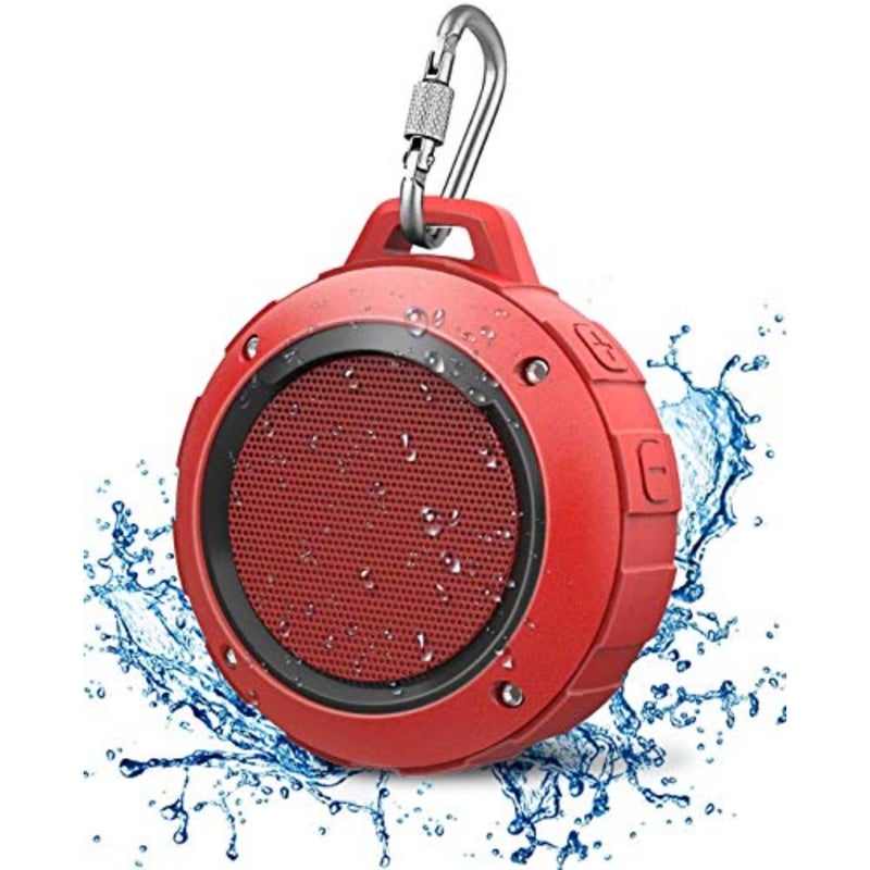 Outdoor Waterproof Bluetooth Speaker, Wireless Portable Mini Shower Travel Speaker with Subwoofer, Enhanced Bass, Built in Mic for Sports, Pool, Beach, Hiking, Camping - Image 1