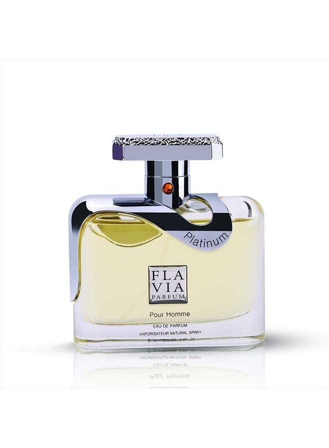 FLAVIA Platinum Pour Homme EDP 3.4 fl oz - Image 1