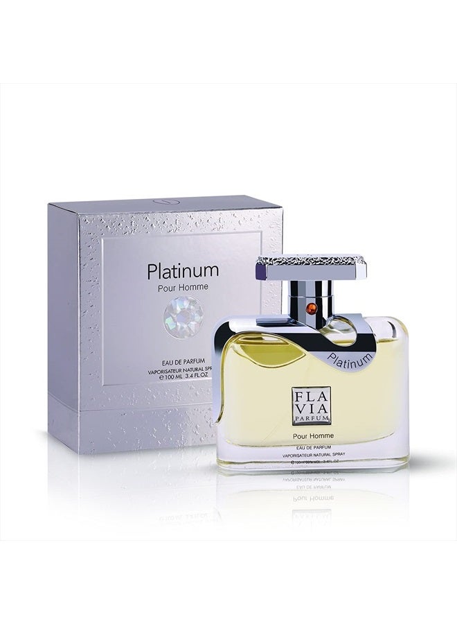 FLAVIA Platinum Pour Homme EDP 3.4 fl oz - Image 2