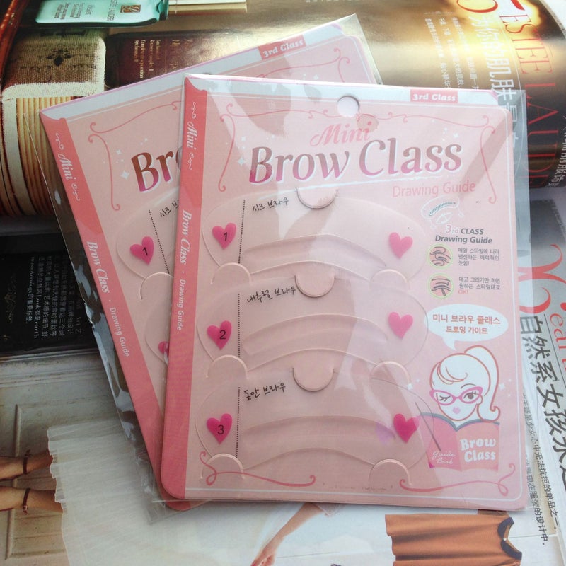 South Korea Eyebrow Card Thrush Piece One-Word Eyebrow Card Eyebrow Trimming Piece Eyeliner Card Thrush Card - Image 2