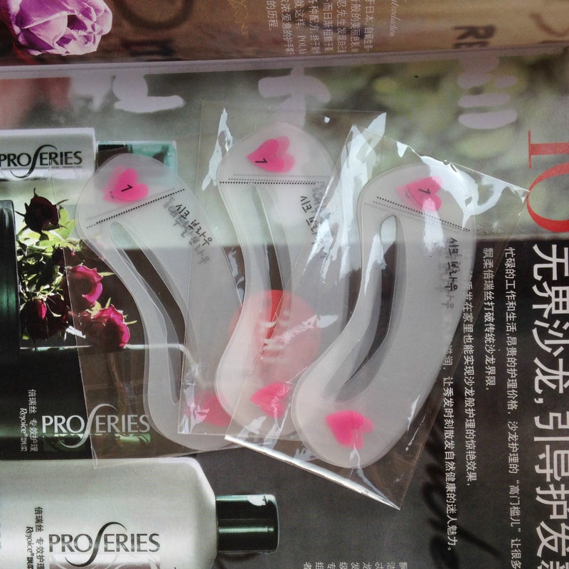 South Korea Eyebrow Card Thrush Piece One-Word Eyebrow Card Eyebrow Trimming Piece Eyeliner Card Thrush Card - Image 5