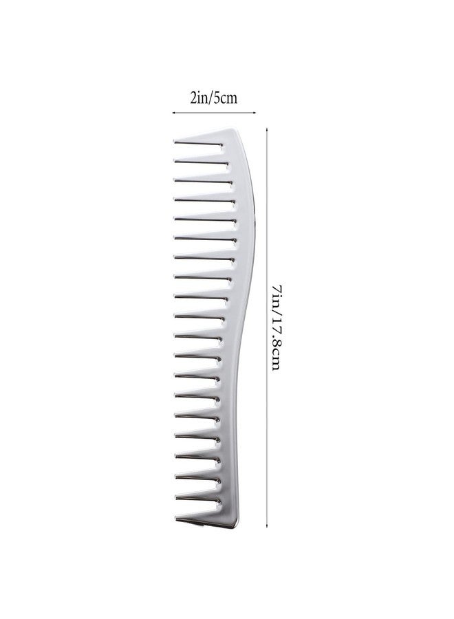 Lurrose Double Tooth Hair Dressing Table Comb, Fine and Wide Tooth Dresser Comb For Hair, Beard and Mustache, Coarse and Hair Styling Grooming for Women Men - Image 4