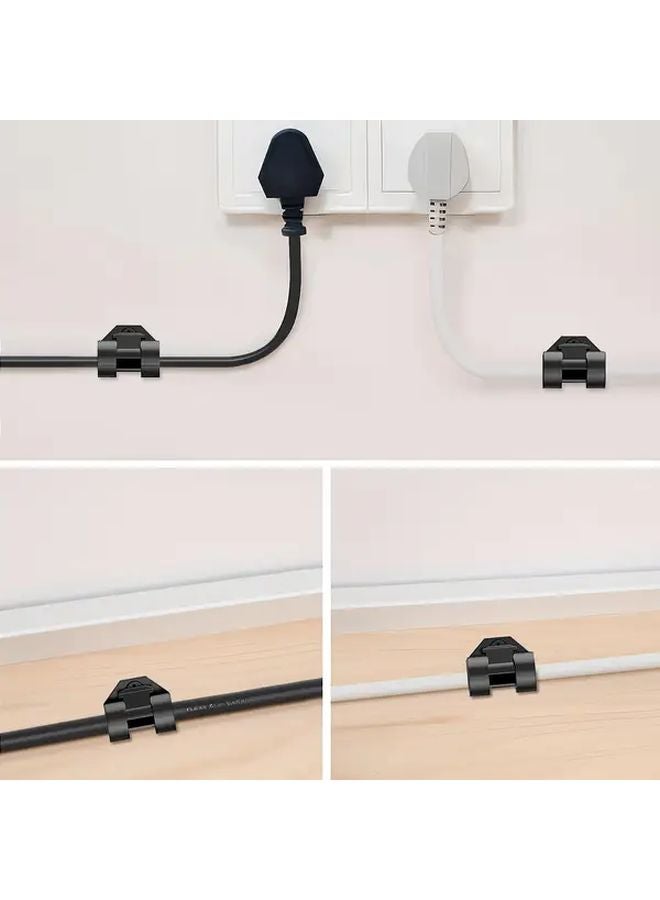 مشابك وخطاطيف إضاءة خارجية مقاومة للطقس 20 قطعة لأضواء عيد الميلاد المعلقة وكابلات الإضاءة السحرية - Image 4