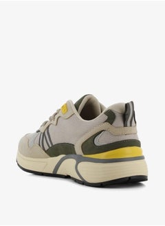 SJ Men's Textured Sneakers with Lace-Up Closure  - Image 4