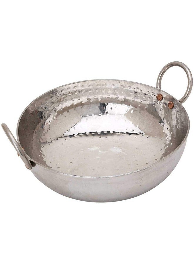 KC Sandwich Bottom Heavy Guage Stainless Steel Hammered Kadhai Cookware(2500 ML) - Image 1