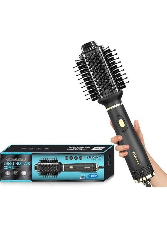 سوكاني مشط الهواء الساخن SK-1922 متعدد الوظائف 3 في 1 بقوة 1000 واط - Image 2