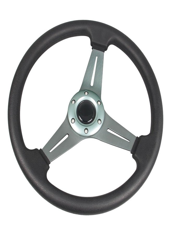 YEHICY 350mm/13.8”Sport Steering Wheel Aluminum Alloy Titanium Spokes Drift Simulation Racing Game Steering Wheel Universal - Image 2