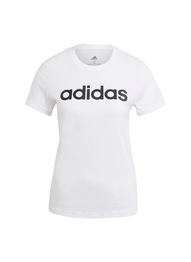 Adidas تي شيرت بشعار نحيف من Essentials 