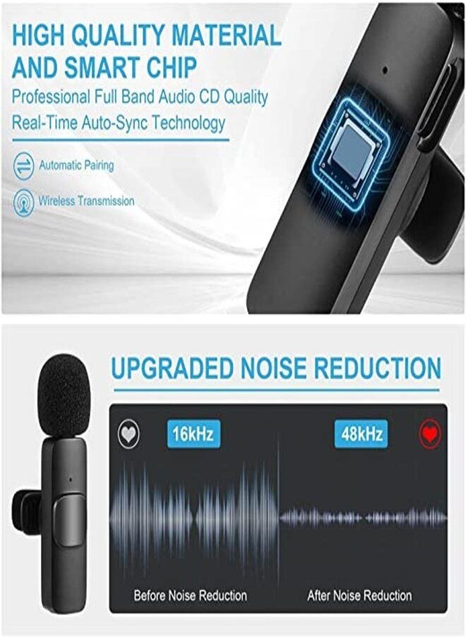 K9 iphone Wireless  Microphone Studio Gaming For  Mic Live Broadcast