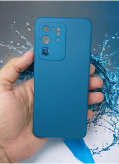 Blue Sky Compatible with Samsung Galaxy S20 Ultra Case Liquid Silicone Case Full Body Protective Cover Shockproof Slim Phone Case Anti-Scratch Soft Microfiber Lining  - Image 4