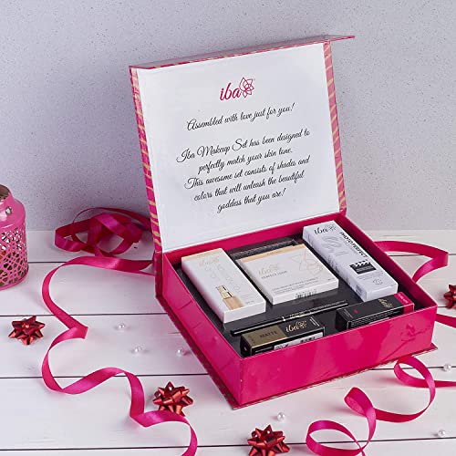 Iba Makeup Gift Set for Women (Dusky) | Foundation, Compact, Primer, Lipsticks, Kajal | Long Lasting | Full Coverage | Bridal Makeup Kit for Women | 100% Vegan & Cruelty-Free (6 items makeup combo in the one set) - Image 3