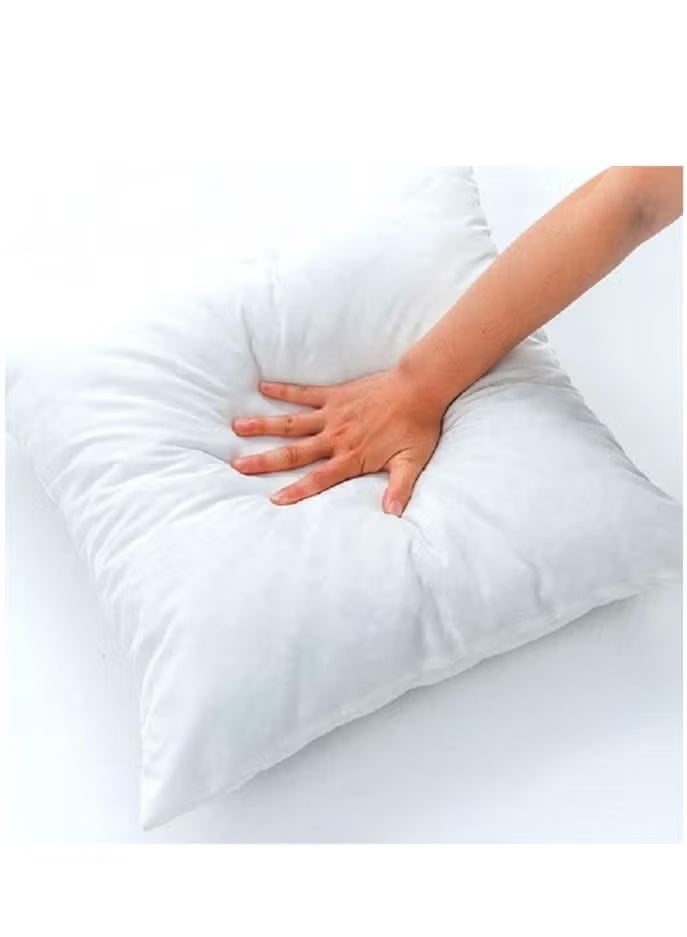 Asraar 2 Pieces | Microfiber Cushion Filler - White - 65x65 cm - Image 3