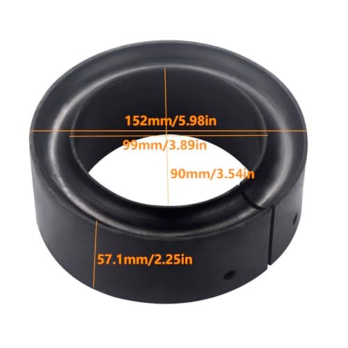 WINTOWIN Heavy-Duty Round Rubber Coil Spring Spacer Booster for Car Truck,Coil Spring Lift Spacers,Universal Up To 2.5" Lift 1 PACK - Image 3