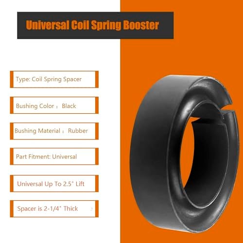WINTOWIN Heavy-Duty Round Rubber Coil Spring Spacer Booster for Car Truck,Coil Spring Lift Spacers,Universal Up To 2.5" Lift 1 PACK - Image 5