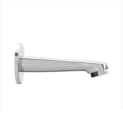 Johnson Bathrooms Coral Brass Bath Tub Spout with Wall Flange for Bathtubs | Faucet for Bathtubs | Wall Mount | Tap with 1 Wall Flange| Chrome Plated| Modern Design| 10 Years Warranty - Image 2