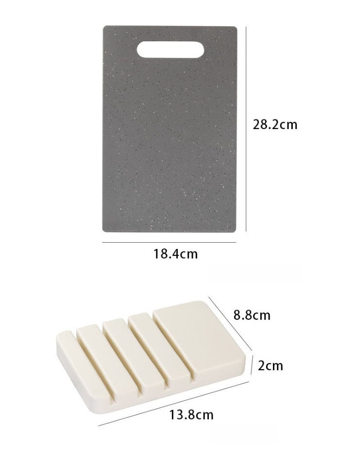 4-Piece Color-Coded Chopping Board Set – BPA-Free, Non-Slip Plastic, Dishwasher Safe, Ideal for Hygienic Food Prep - Image 2