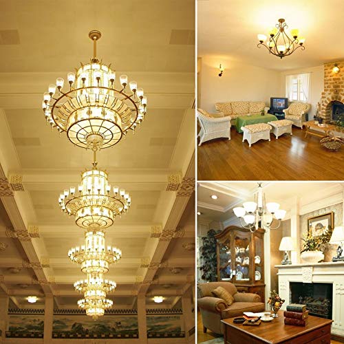 Cruv E27 Screw Type Bulb, E26 Thread Cap Type Bulb for Chandelier, Hanging & Wall Lights (Multi Pack of 3) - Image 4