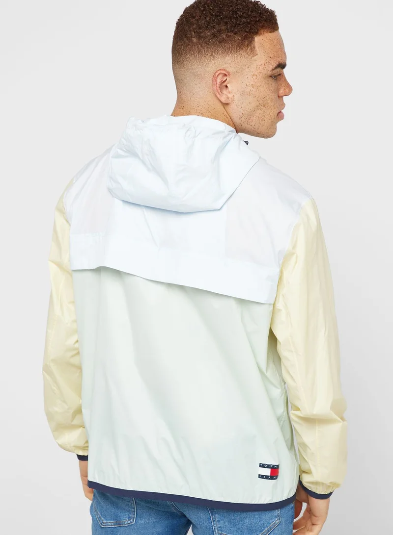 TOMMY JEANS Logo Color Block Jacket