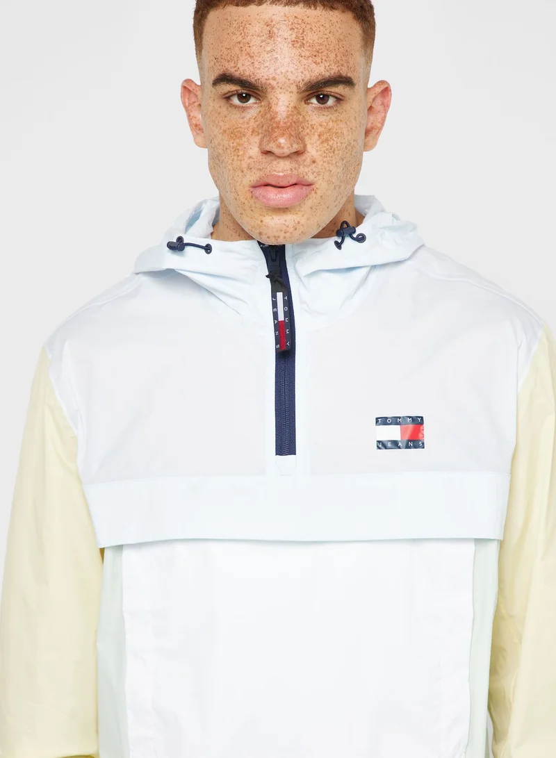 TOMMY JEANS Logo Color Block Jacket