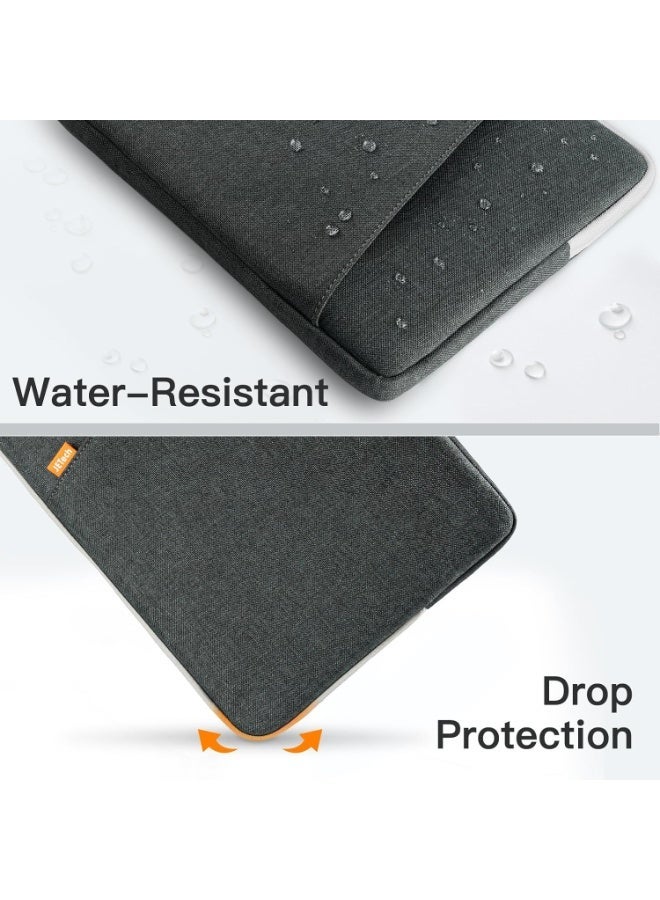 JETech Laptop Sleeve for 13-14Inch MacBook Neo (A18 Pro), MacBook Air/Pro (M1-M5) 2020-2026, 13-13.6 Inch Notebook, Waterproof Shock Resistant Bag Case with Accessory Pocket (Dark Grey) - Image 5