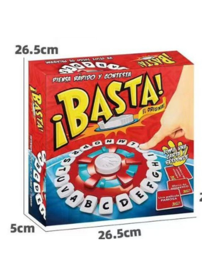 Cross-Border Popular Crazy Letter Game Board Game Parent-Child Interactive Game Turntable Children's Educational Toys Dropshipping