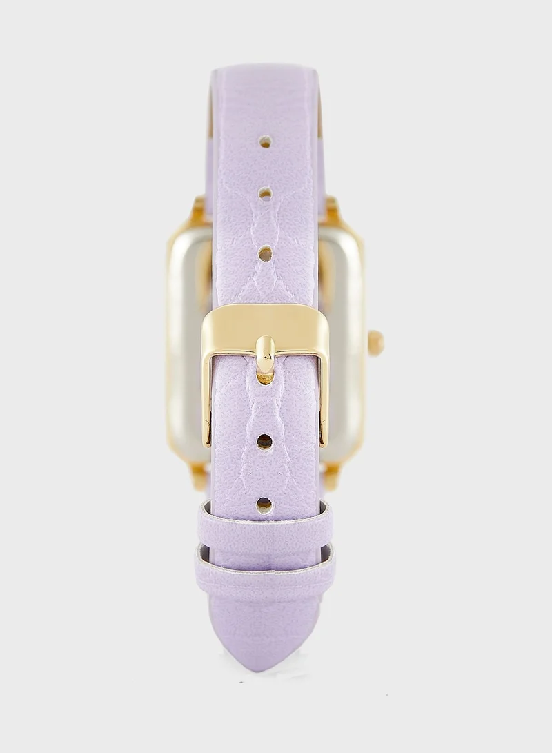 ELLA Croc Strap Roman Numerals Watch
