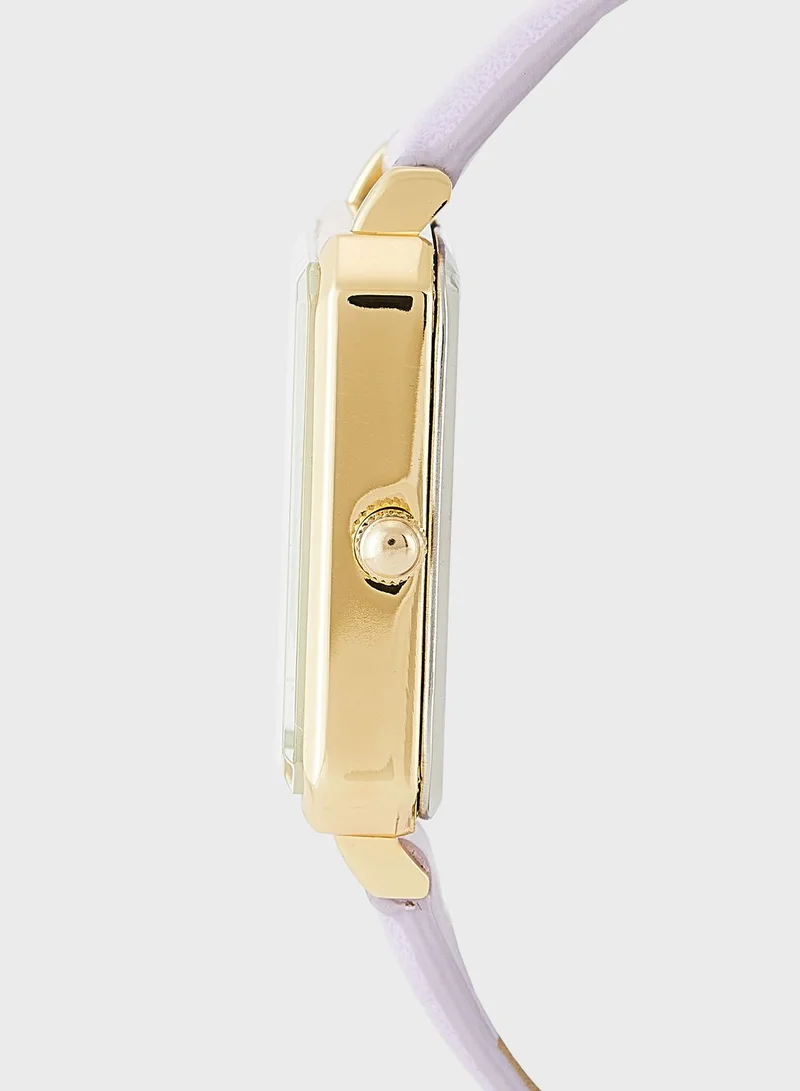 ELLA Croc Strap Roman Numerals Watch