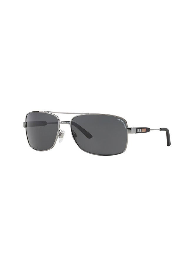 BURBERRY - Full Rim Rectangle Sunglasses 3074-63-1003-87 - Image 1