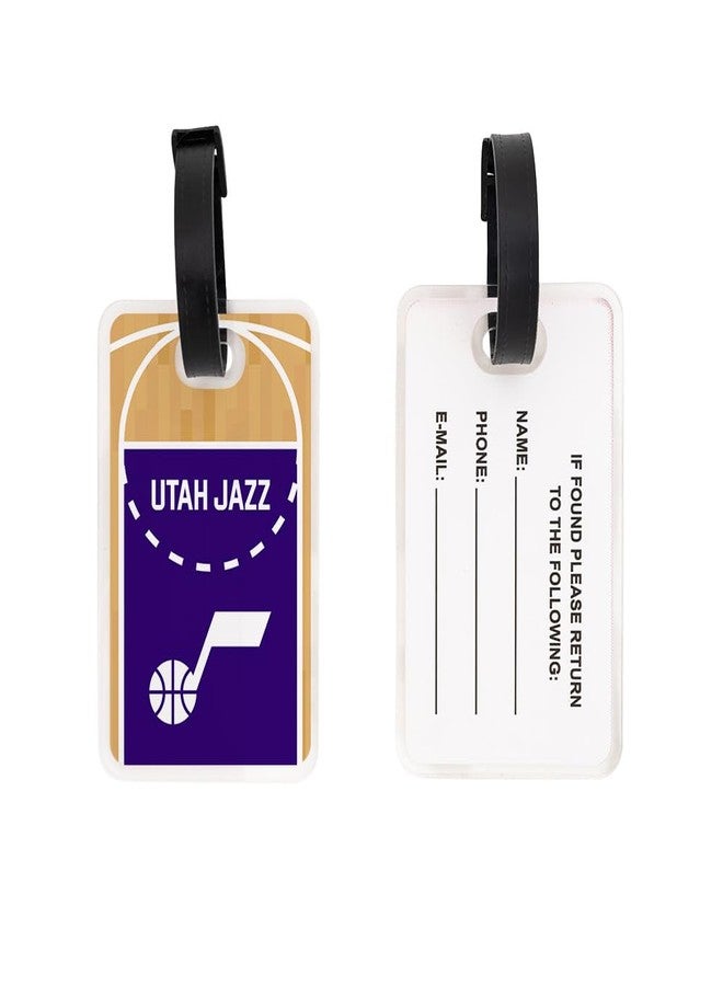 Desert Cactus Utah Jazz Luggage Tag – Official NBA National Basketball Travel ID Label for Suitcases, Bags, and Carry-Ons (Acrylic Luggage Tag C) - Image 2