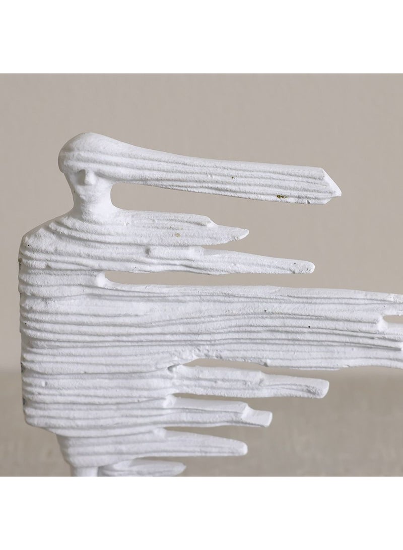 DANUBE HOME Stark Aluminium Leaf Sculpture – Modern Decorative Aluminium Art with Elegant Leaf Design, Perfect for Indoor Home Decor, Office Accent, Garden Decoration & Luxury Interiors - Image 3