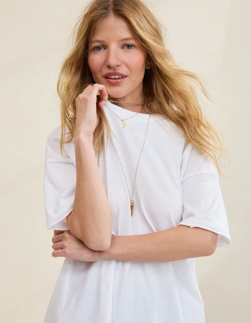 Aerie  Aerie Graphic Oversized Boyfriend T-Shirt for Women | Best Price UAE