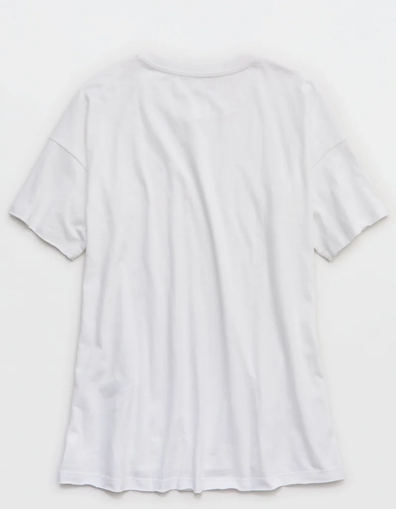 Aerie  Aerie Graphic Oversized Boyfriend T-Shirt for Women | Best Price UAE