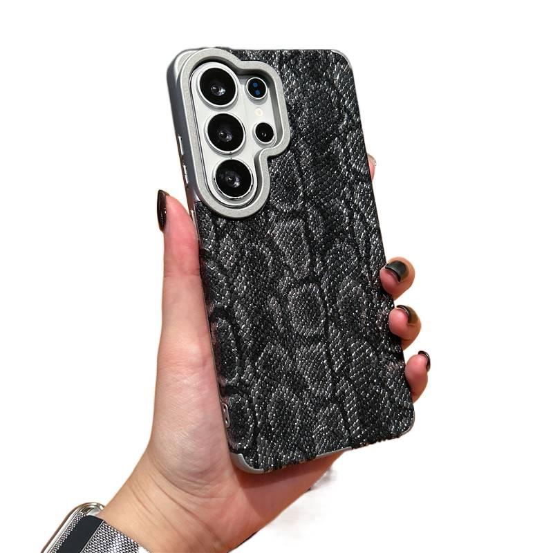 MagSafe iPhone 16 Pro Shockproof Leather Case , Black Texture , Cover for iPhone 16 16 Plus 16 Pro 16 Pro Max - Image 1